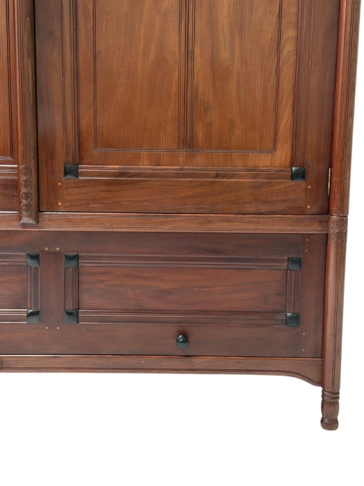 Arts & Crafts Armoire or Wardrobe by Jac. van den Bosch for 't Binnenhuis, 1910